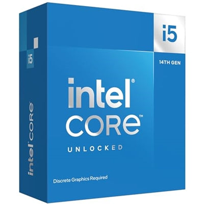 Intel Core i5 14600KF 14-Core Unlocked Processor LGA 1700 5.3GHz Intel Core i5 14600KF 14-Core Unlocked Processor LGA 1700 5.3GHz